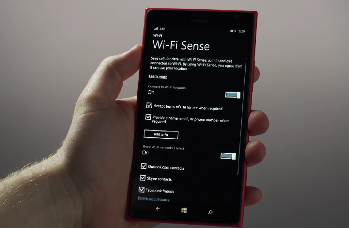 Wi-Fi Sense