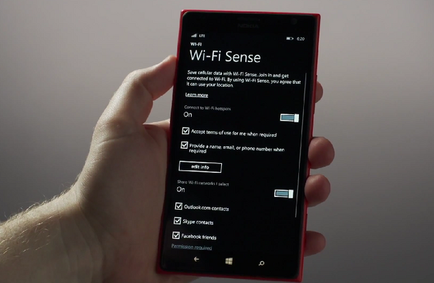 Wi-Fi Sense