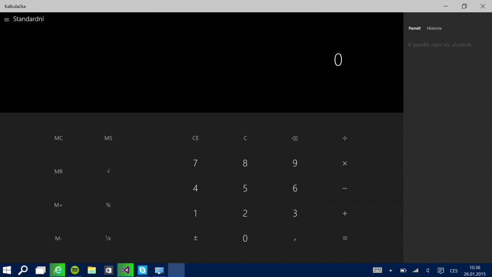 Windows 10 - lednové vydání