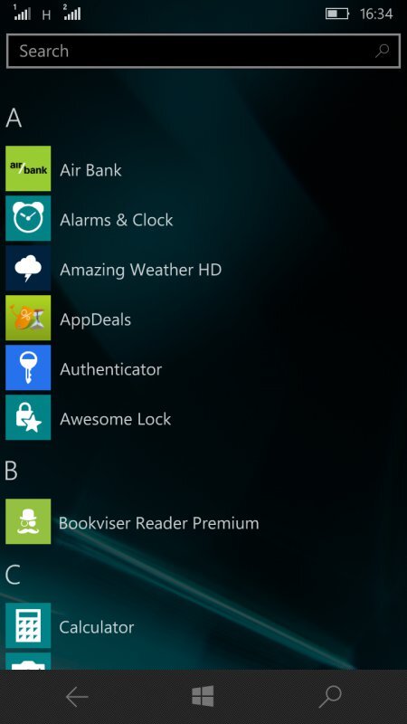 Windows 10 Mobile 10.0.10536.1004