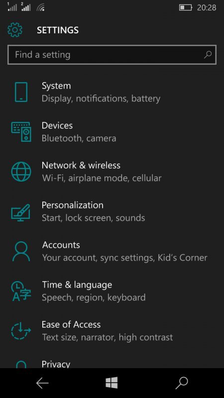 Windows 10 Mobile 10.0.10536.1004