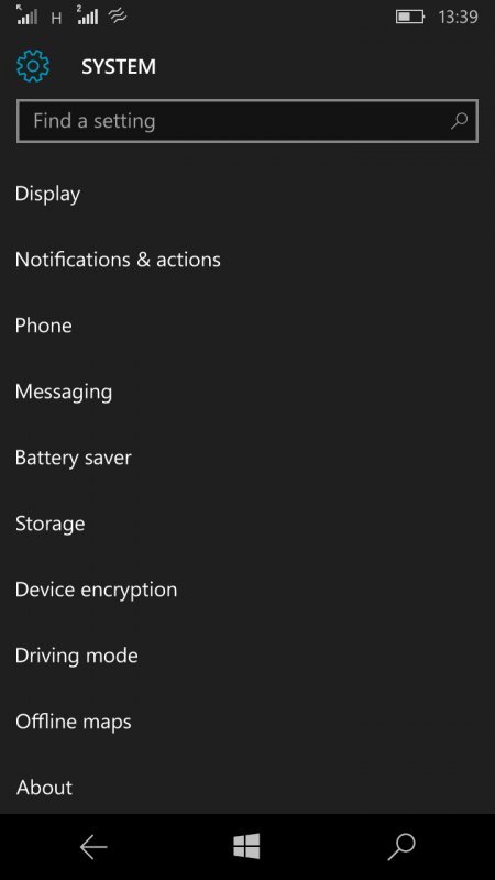 Windows 10 Mobile