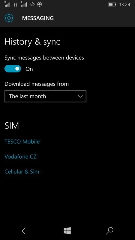 Windows 10 Mobile