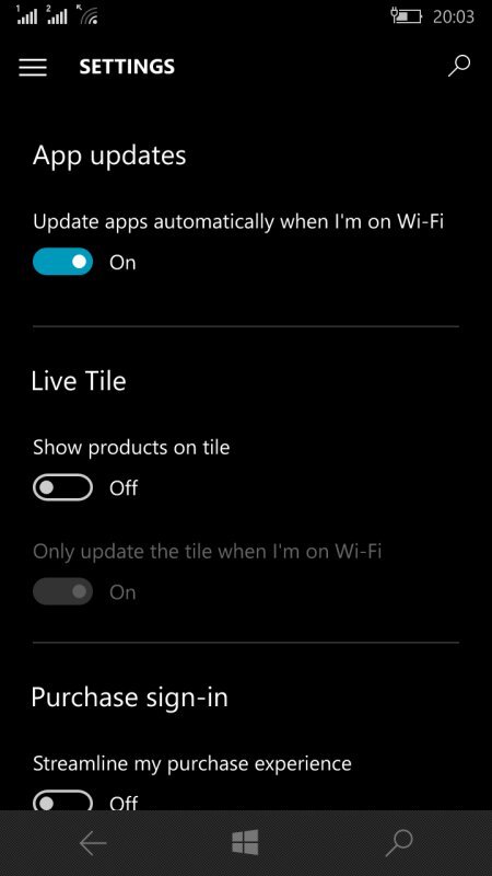Windows 10 Mobile
