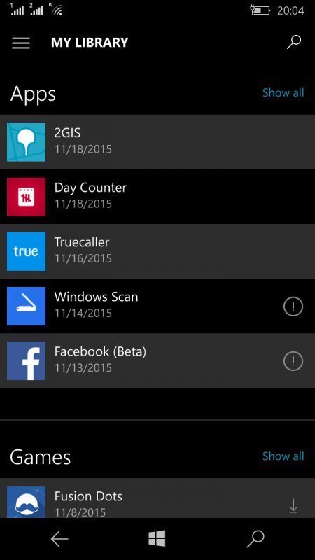 Windows 10 Mobile