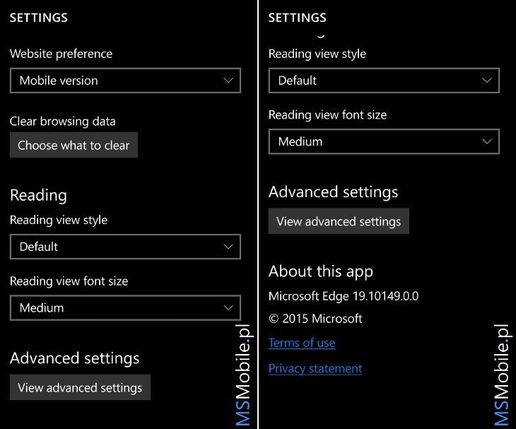 Windows 10 Mobile Build 10149