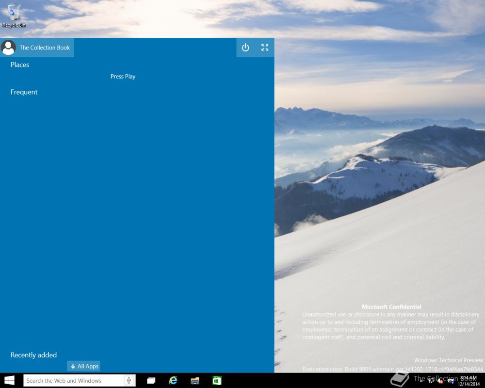 Windows 10 Technical Preview for Consumers
