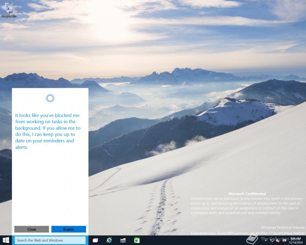 Windows 10 Technical Preview for Consumers