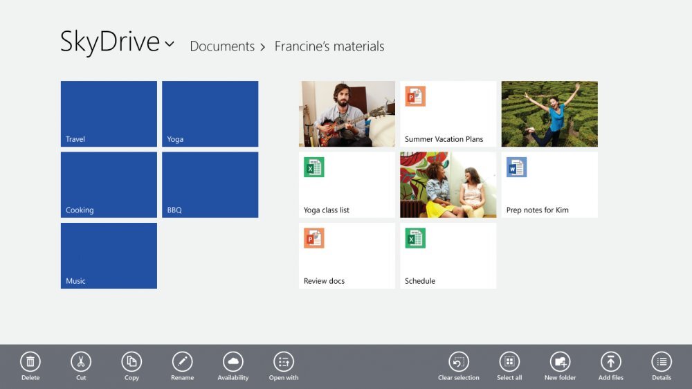 Windows 8.1 - SkyDrive