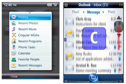 Windows Mobile 7: inspirace iPhonem + nové funkce