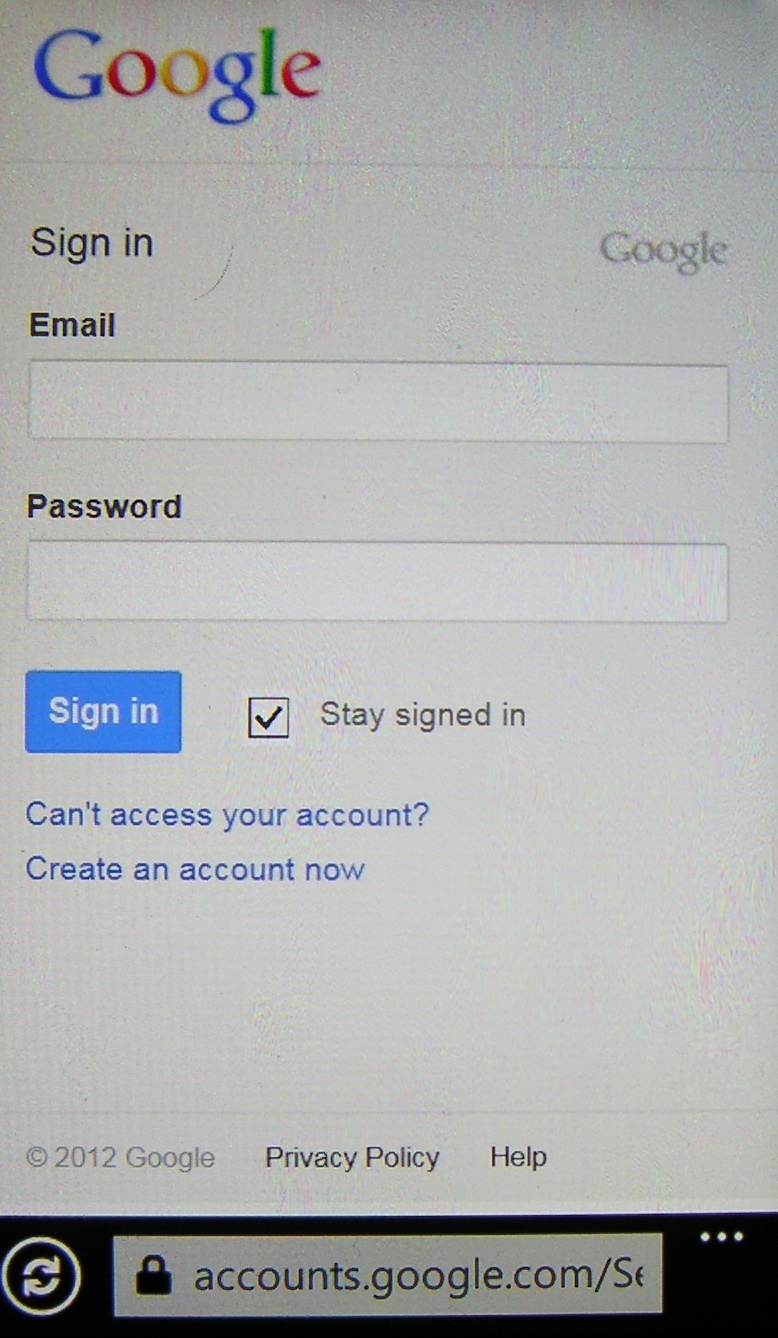 Windows Phone 7.5 Google Sync