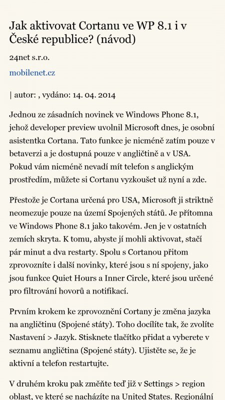 Windows Phone 8.1