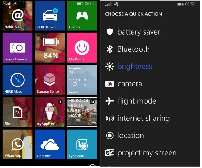 Windows Phone 8.1 update 1 Build 8.10.14203
