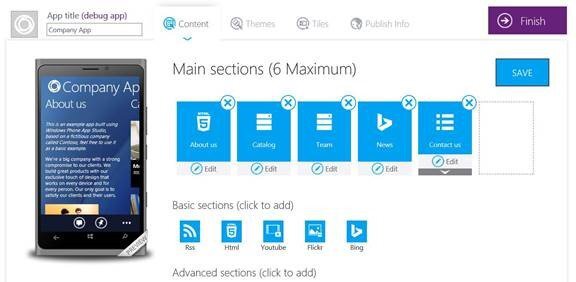 Windows Phone App Studio