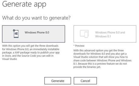 Windows Phone App Studio