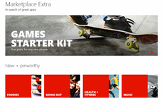 Windows Phone Marketplace Extra