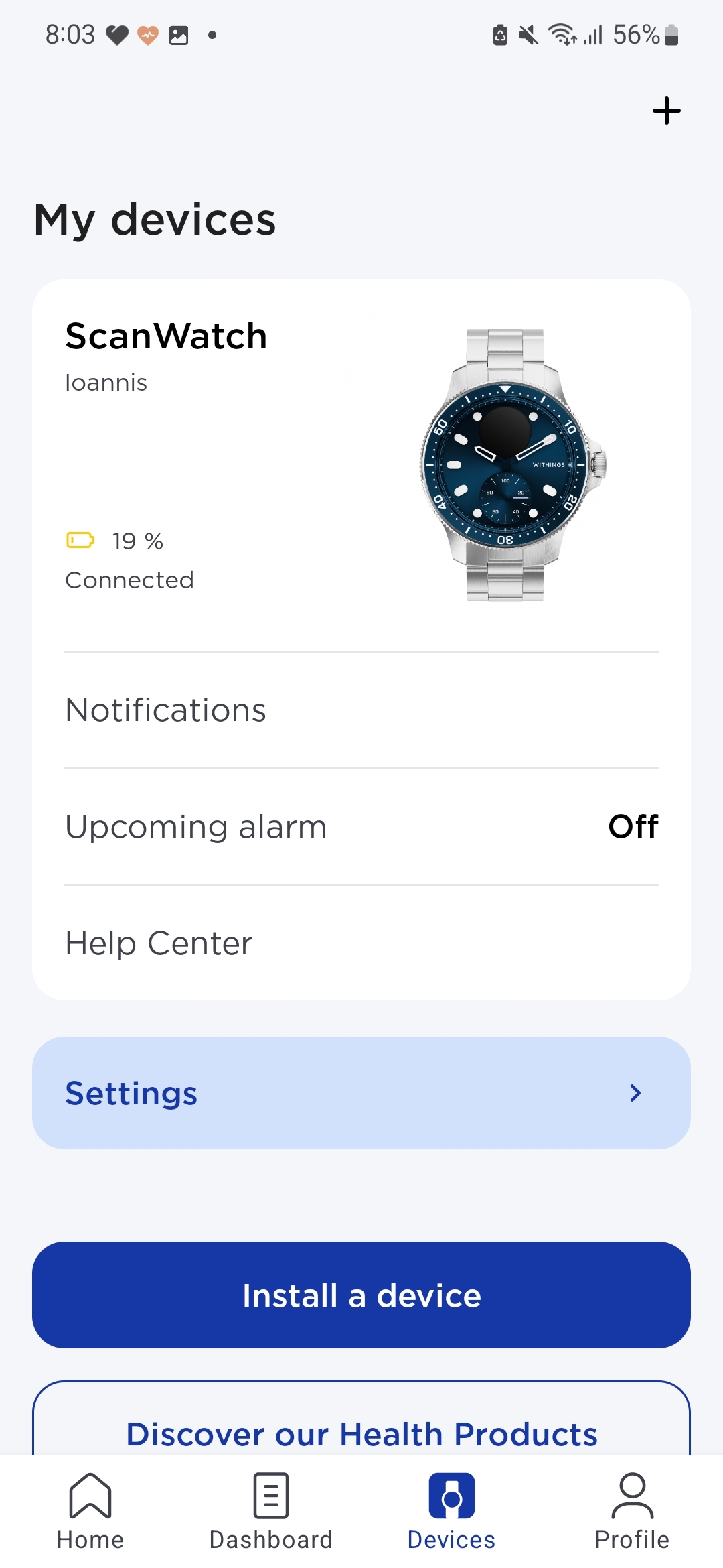 Withings ScanWatch Horizon