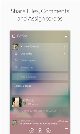 Wunderlist: To-Do List & Tasks