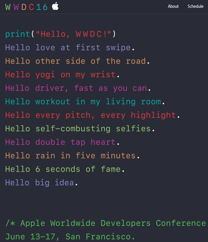 WWDC 2016