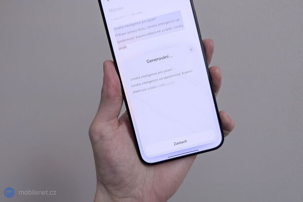 Xiaomi - AI psaní