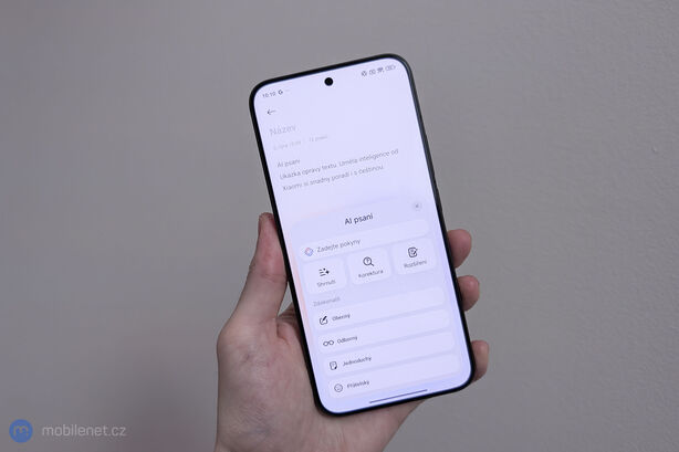 Xiaomi - AI psaní