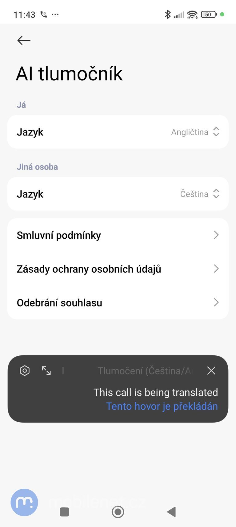 Xiaomi - AI tlumočník