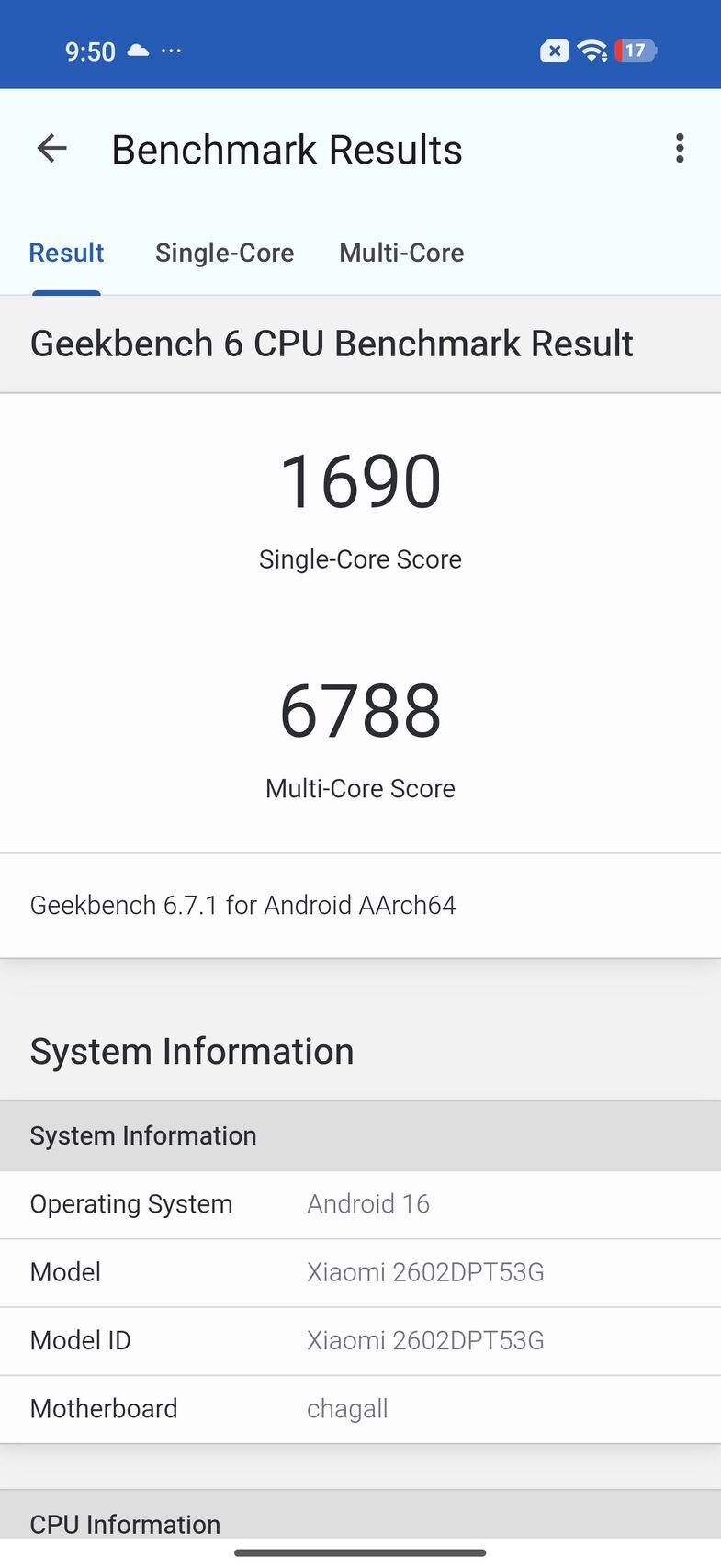 Xiaomi 17T