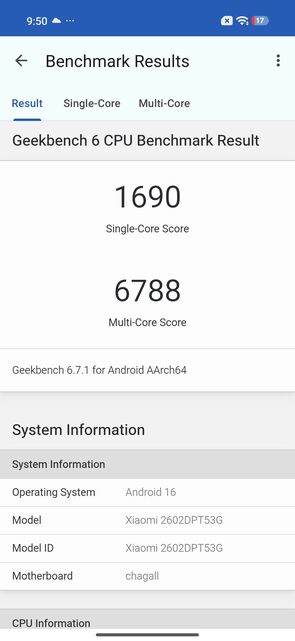 Xiaomi 17T