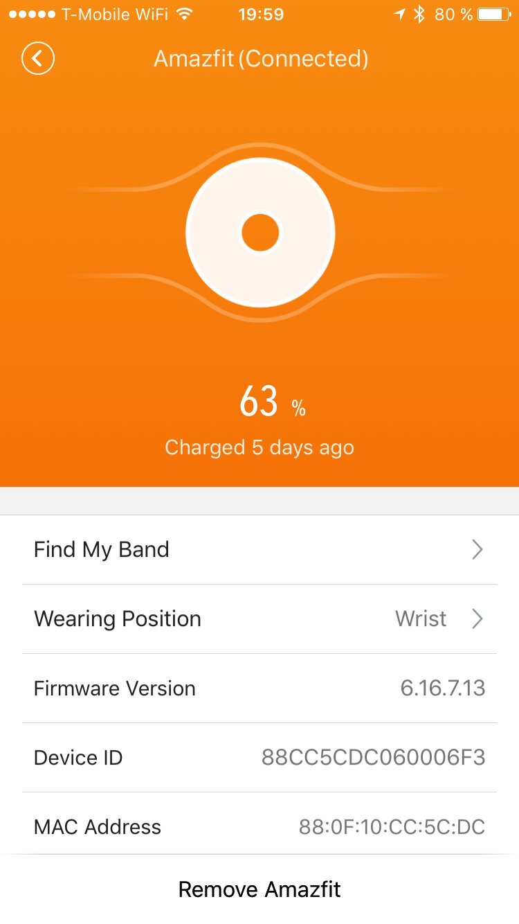 Xiaomi Amazfit