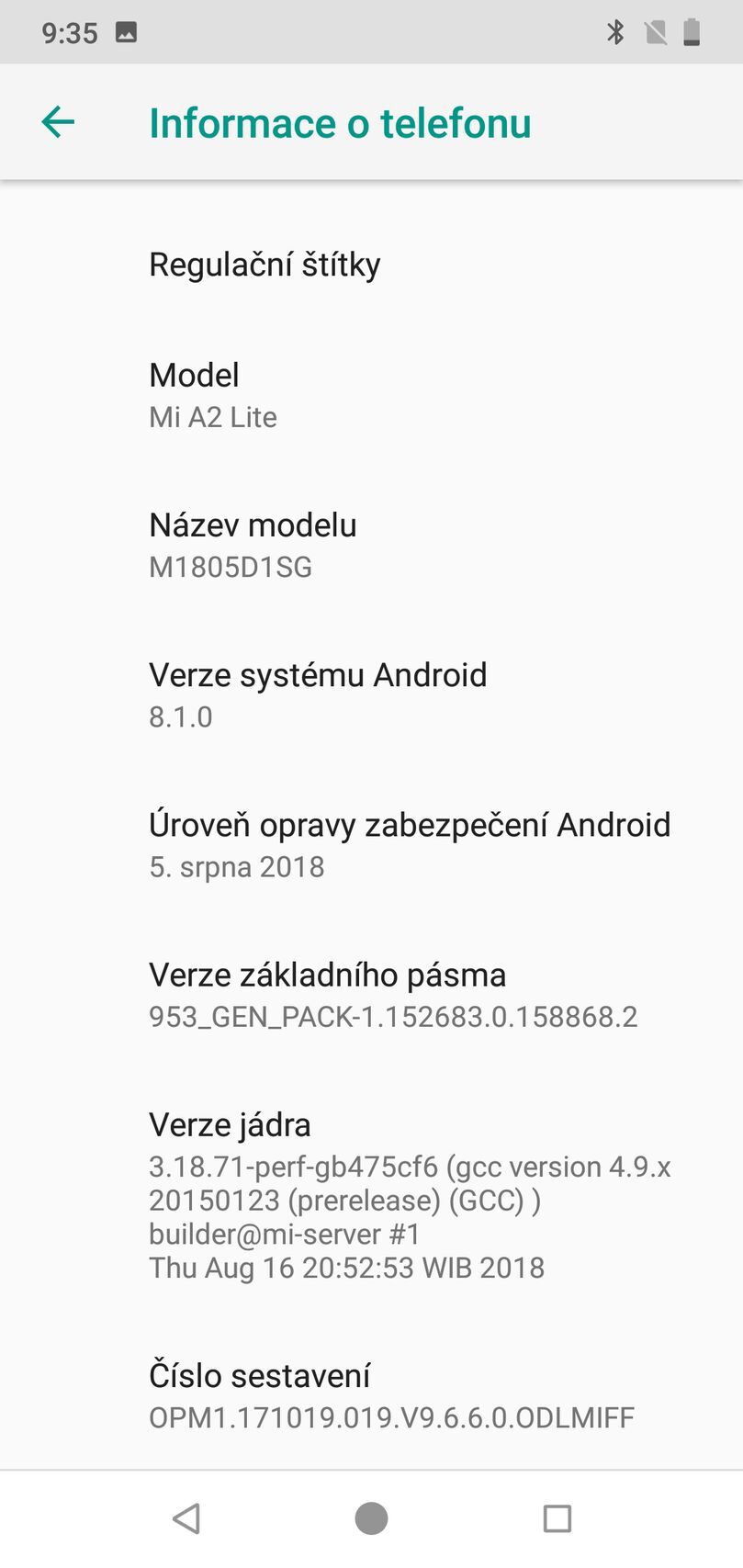 Xiaomi Mi A2 Lite