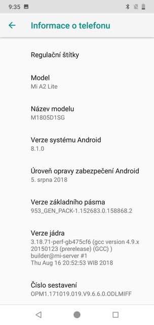 Xiaomi Mi A2 Lite