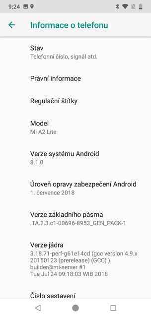 Xiaomi Mi A2 Lite