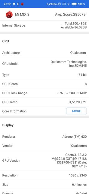 Xiaomi Mi MIX 3