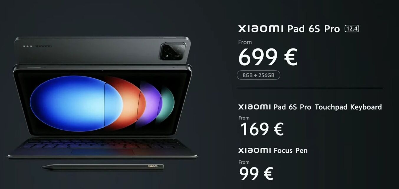 Xiaomi Pad 6S Pro 12.4
