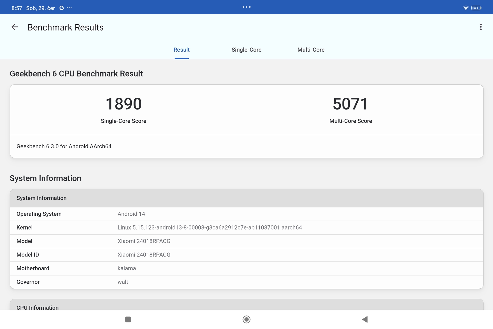 Xiaomi Pad 6S Pro 12.4