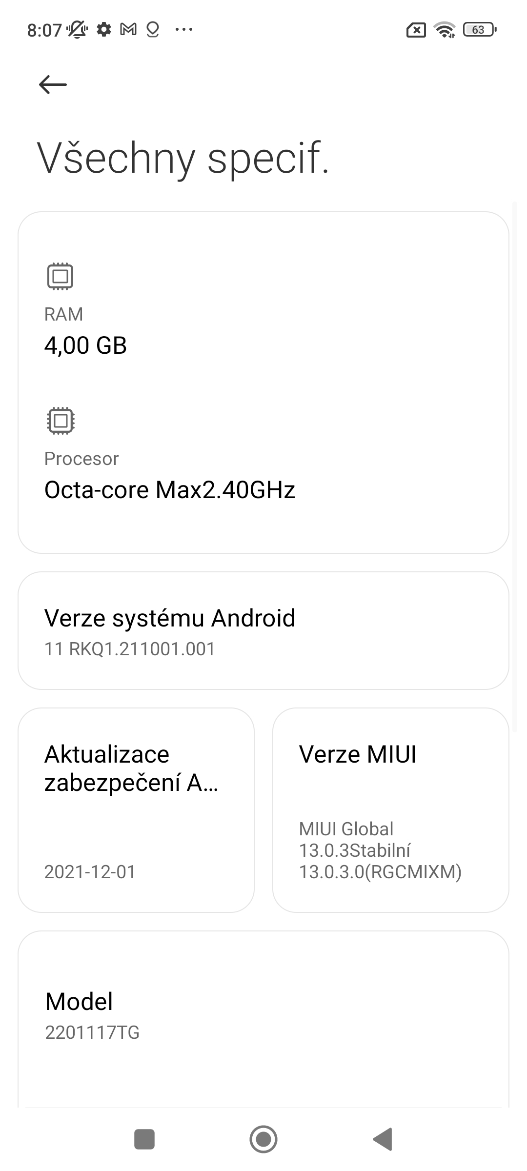 Xiaomi Redmi Note 11 4G