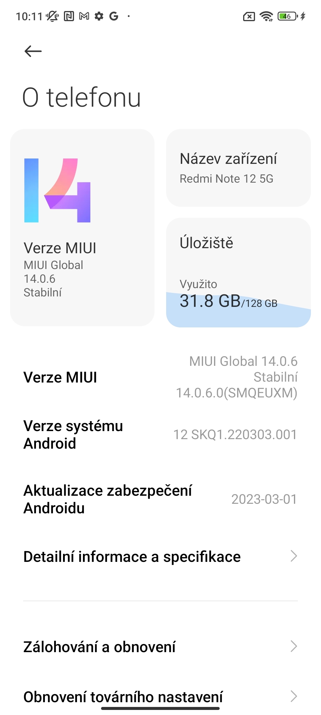 Xiaomi Redmi Note 12 5G