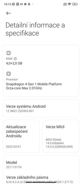 Xiaomi Redmi Note 12 5G