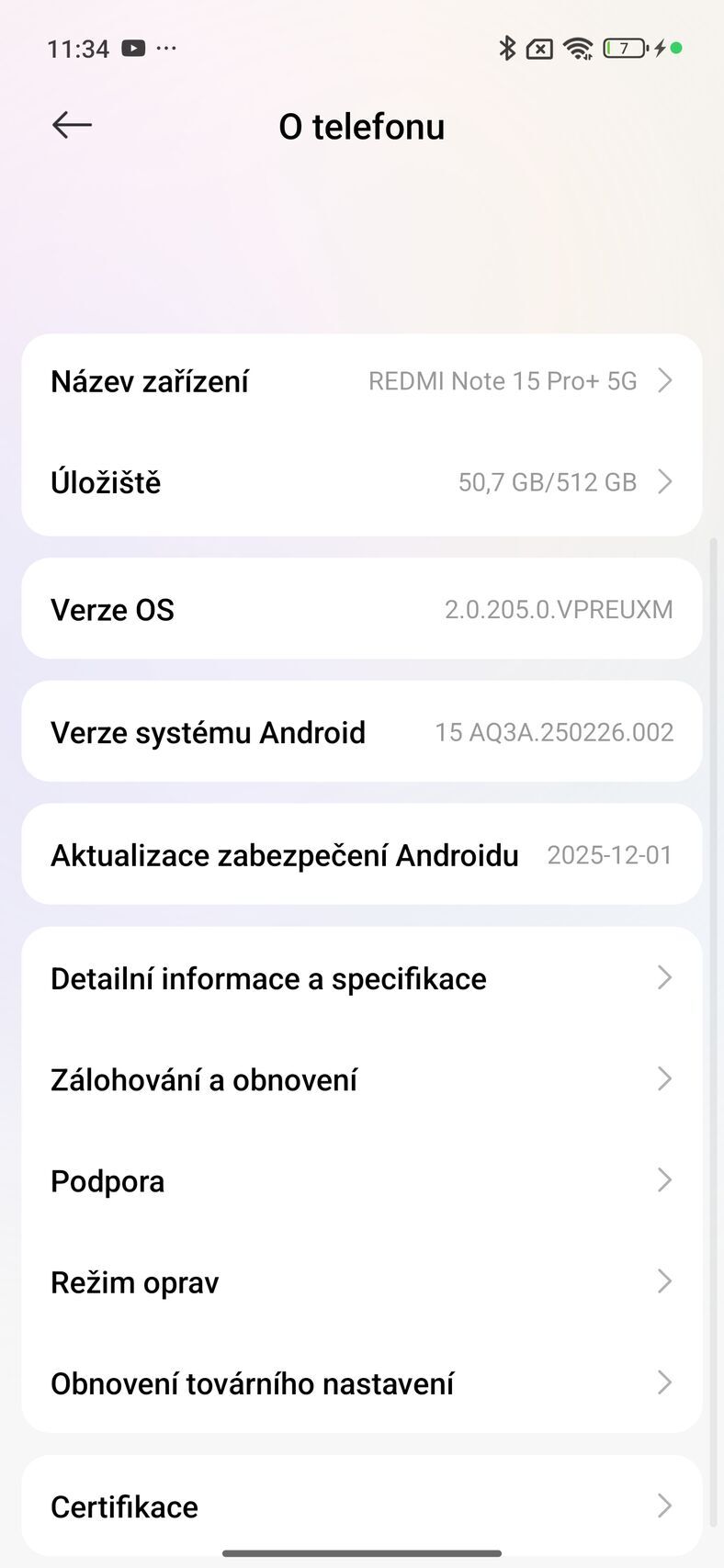 Xiaomi Redmi Note 15 Pro+ (Global)