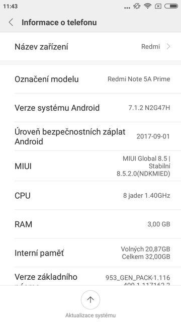 Xiaomi Redmi Note 5A Prime