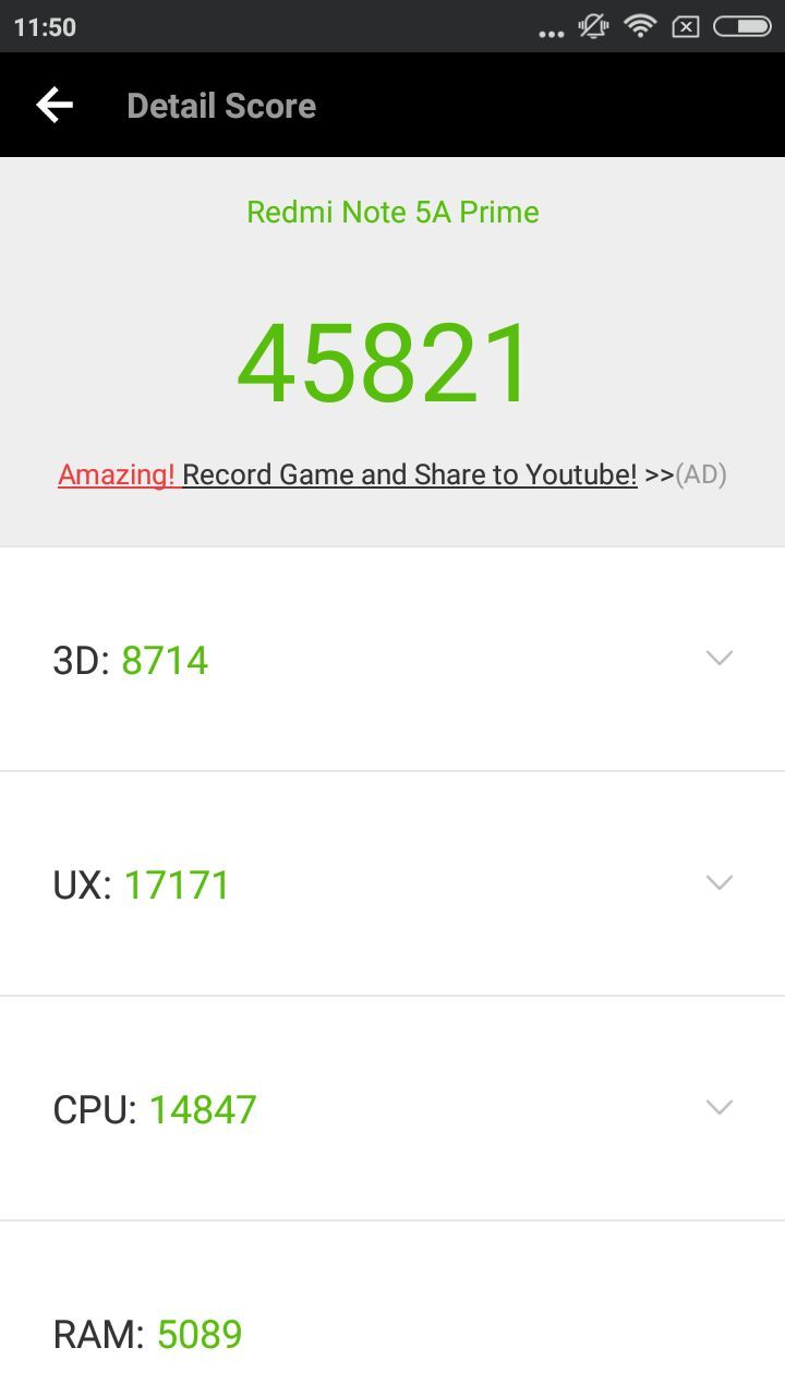 Xiaomi Redmi Note 5A Prime