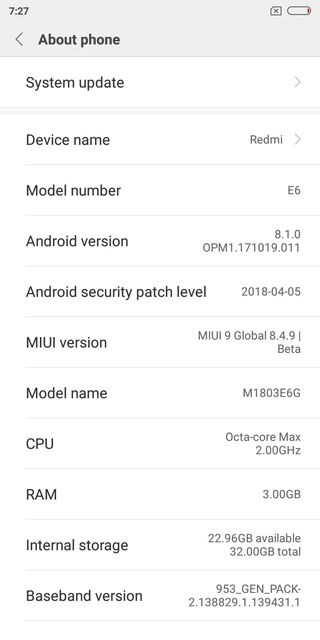 Xiaomi Redmi S2