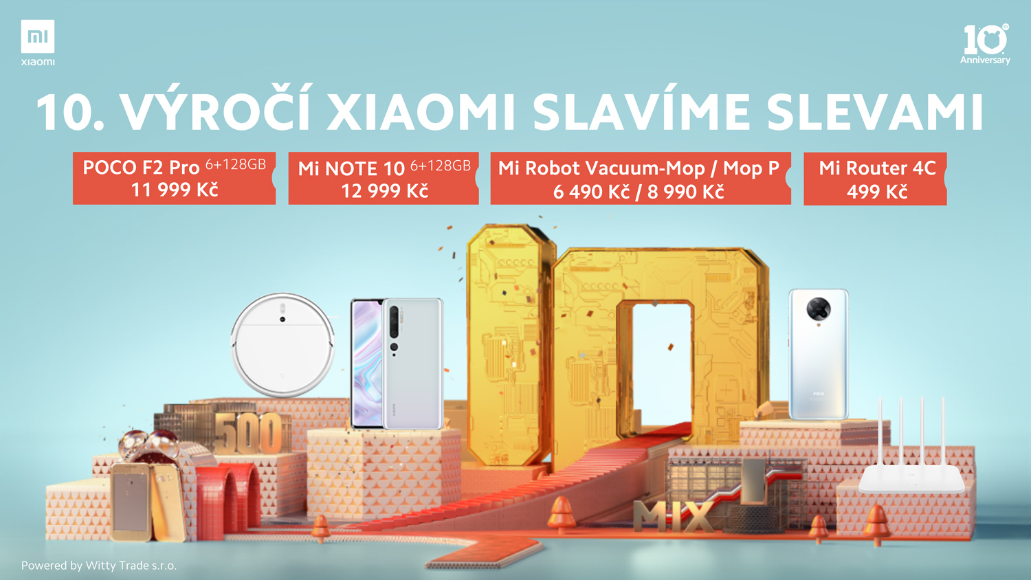 Xiaomi slaví 10. výročí