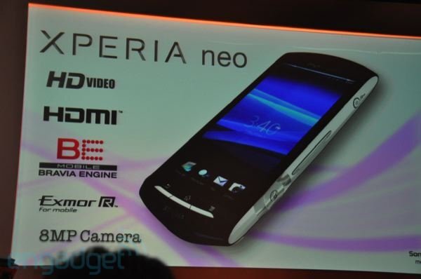 Xperia Neo photos from SE Barcelona 2011 TK