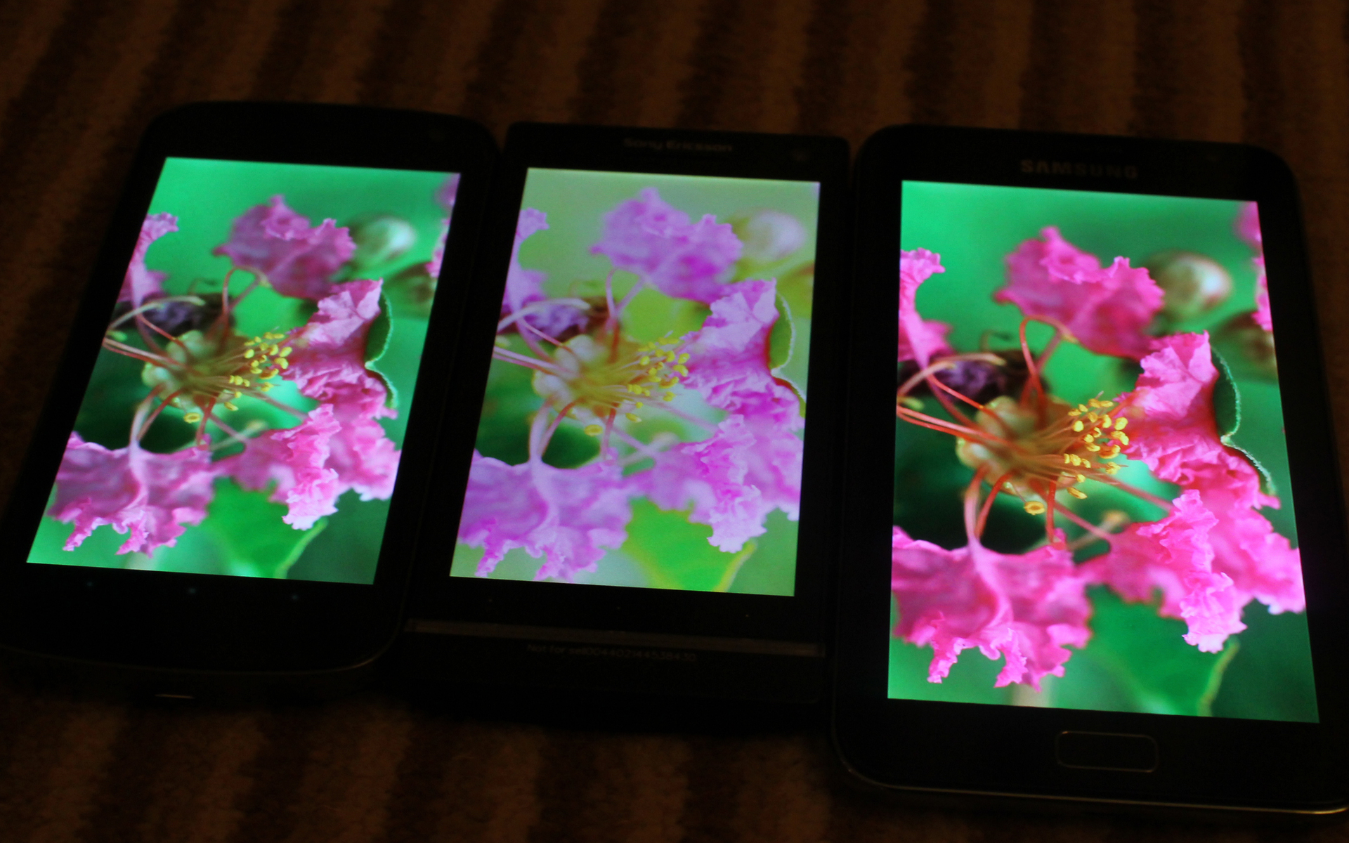 Xperia S, Galaxy Nexus, Galaxy Note