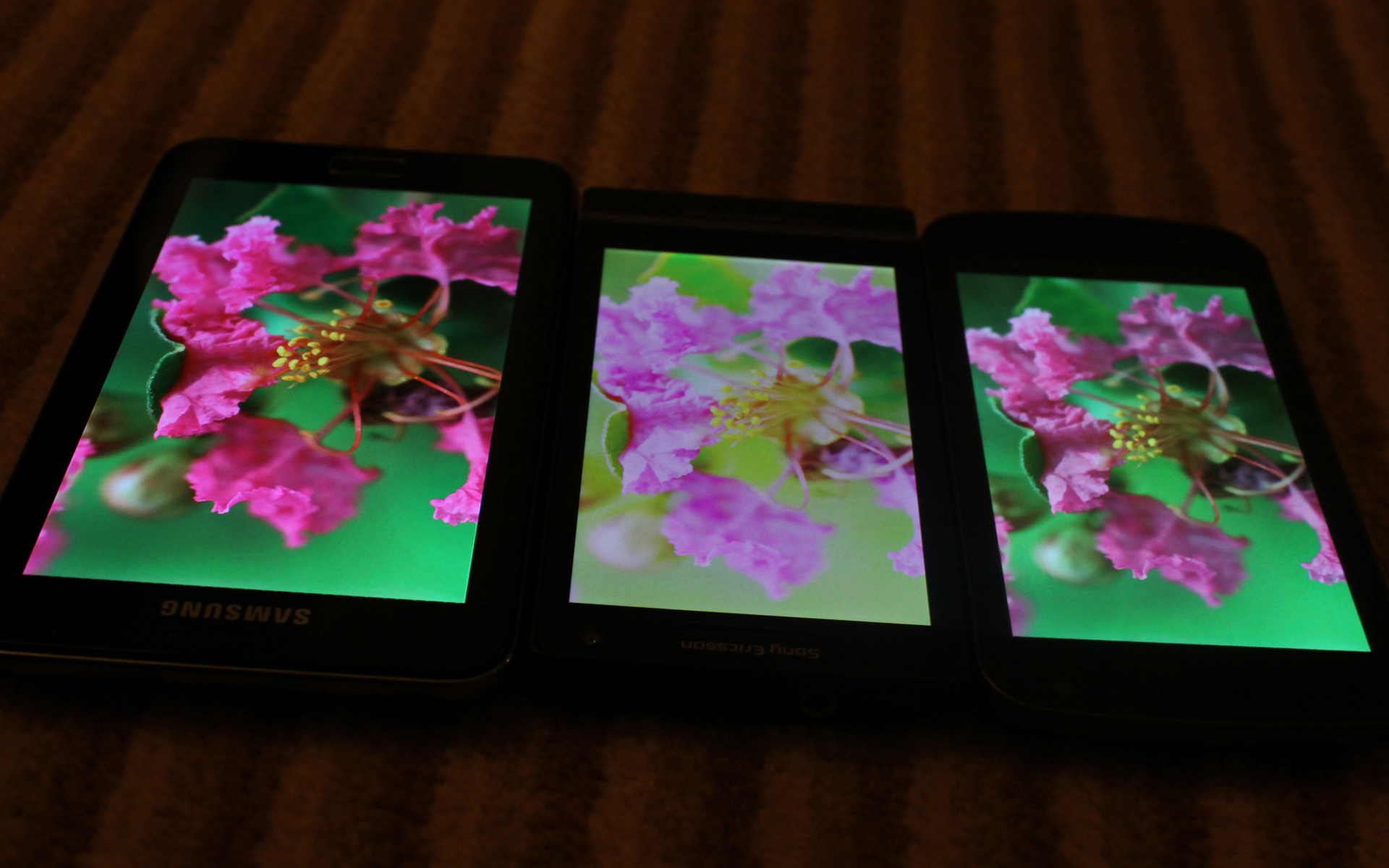 Xperia S, Galaxy Nexus, Galaxy Note