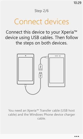 Xperia™ Transfer Mobile