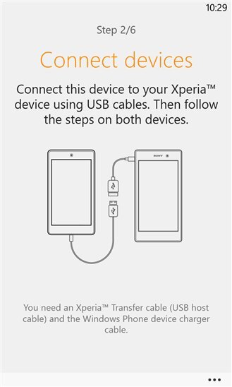 Xperia™ Transfer Mobile