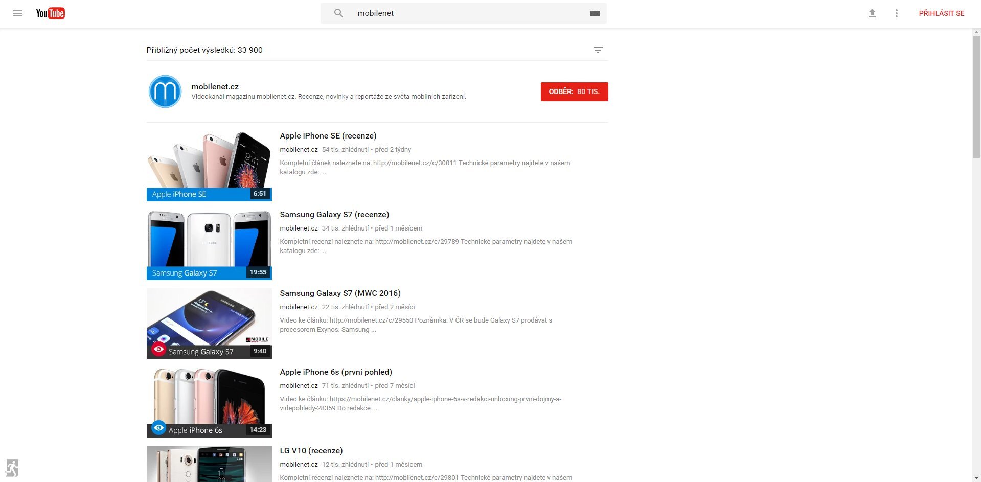 YouTube v Material Designu