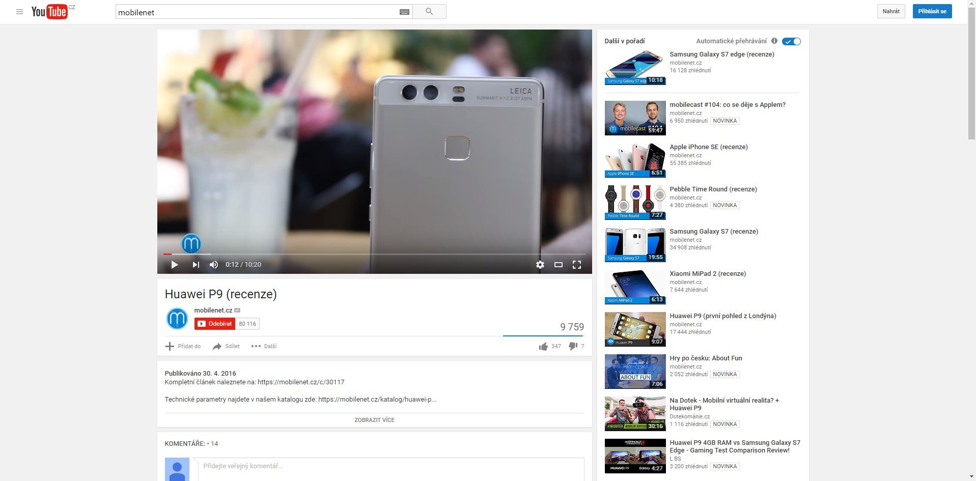 YouTube v Material Designu